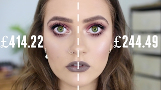 High end vs. Drugstore makeup tutorial | Anastasia Modern Renaissance palette dupe  | EmmasRectangle