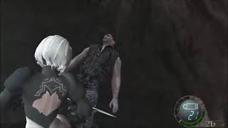 Resident Evil 4 - NO DAMAGE - Part 14 U-3 (2B (Skirtless))
