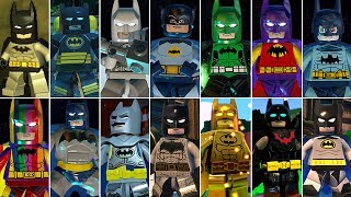 All Batman Characters and Suits in LEGO Videogames (DLC Included)