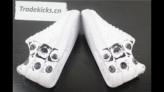 SUPREME X COMME DES GARÇONS X AIR FORCE 1 LOW WHITE  UNBOXING REVIEW