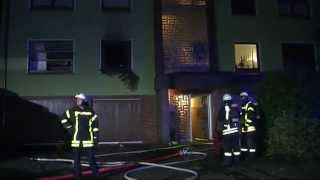 Wohnungsbrand in Bochum Werne... 4 Verletzte