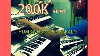 Humko Humise Churalo-mohabbatein indian Instrumental on keyboard Played By Subhranil