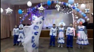 Танец "Сказочная гжель"  часть проекта. 4"Д" класс школы №30 г.Энгельса