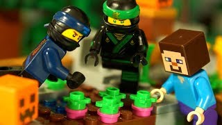 Лего НУБик СМЕШНЫЕ МОМЕНТЫ #2 Майнкрафт - Мультики LEGO Minecraft Мультфильмы для Детей
