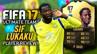 FIFA 17 SIF LUKAKU (87) *99 STRENGTH* PLAYER REVIEW! FIFA 17 ULTIMATE TEAM!
