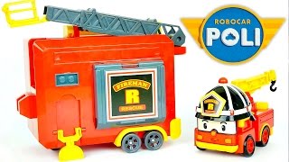 Робокар Рой с гаражом. Обзор игрушек Робокар Поли - ロボカーポリー 로보카 폴리 - Ro bo ka Polli