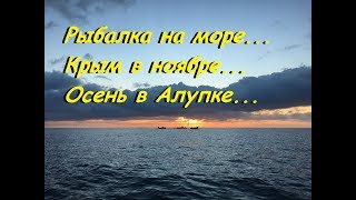 Рыбалка на море. Ловим рыбу в Алупке. Рыбалка в черном море. Рыбалка в Крыму. Морской дракон.