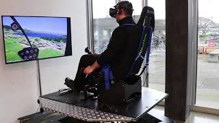 VRMotion Demo with the IPACS' Aerofly FS2 R22