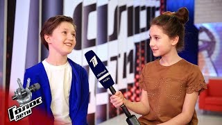 Антон Мельников. Интервью после Слепого прослушивания - Слепые прослушивания - Голос.Дети - Сезон 5