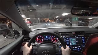 2018 Toyota Camry XSE V6 Night Drive - POV First Impressions (Binaural Audio)