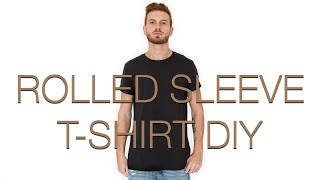 Rolled Sleeve T-Shirt DIY | Francesco Sacchini