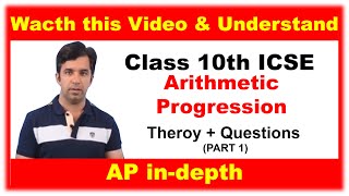 Introduction Of AP Arithmetic Progression Class 10 Maths ICSE