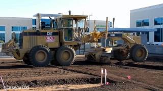 CAT 140H Grader Up Close