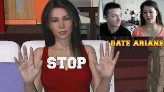 DATE ARIANE SIMULATOR WITH MY GIRLFRIEND! Give me a kiss!