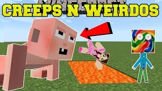 Minecraft: MORE CREEPS & WEIRDOS!!! (BIG BABY, LOLIPOP MAN, & MORE!) Mod Showcase