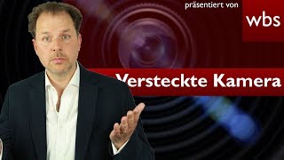 Sendung "Versteckte Kamera" illegal? | Rechtsanwalt Christian Solmecke