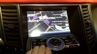 Infiniti Fx (Qx70) 2008-2017 - установка мультимедиа 2017 года с HDD