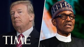 President Trump Hosts A Joint Press Conference With Nigerian President Buhari | TIME