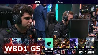 Fnatic vs Misfits | S9 LEC Spring 2019 Week 8 Day 1 | FNC vs MSF W8D1