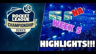 RLCS S7 Week 5 NA Highlights | RLCS Recap