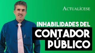 Inhabilidad del contador para firma declaración tributaria de un familiar