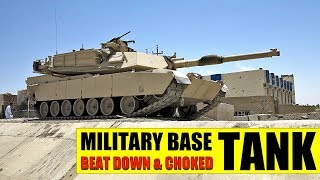 LICKING A TANK ON A MILITARY BASE!! - BEAT DOWN & CHOKED!!!
