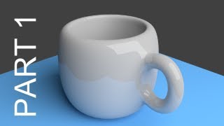 Blender Tutorial For Beginners: Coffee Cup - 1 of 2