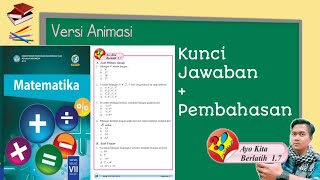 Kunci Jawaban Ayo Kita Berlatih 1.7 | Buku Paket Matematika Kelas 7