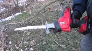 Milwaukee Säbelsäge C18HZ - Deutsch - review german 1 Holz