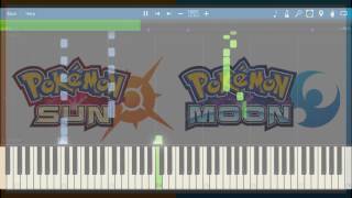 Pokemon Sun & Moon - Rival Theme (Piano Arrangement) (Synthesia)