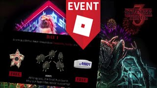 ?NEW ROBLOX EVENT! FREE ITEMS!? | Stranger Things 3 | Roblox Event