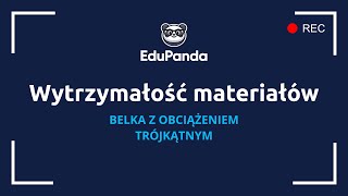 KOREPETYCJE ONLINE - Belka z obciążeniem trójkątnym