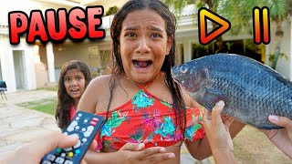 DESAFIO DO PAUSE COM CRIANÇAS! - (ABSURDO)  - KIDS FUN