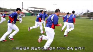 [전훈영상] 최형우 VS 나지완 '달리기 승자는 과연?'