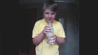 i can drink this water bottle in 1 second..