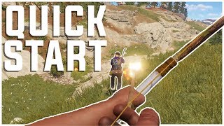 Rust - My QUICKEST SOLO Start Ever (Rust Solo Survival) [PART 1/3]
