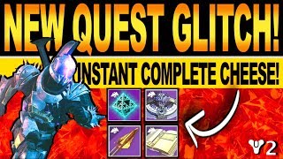 Destiny 2 | NEW SAINT-14 QUEST GLITCH! How To Farm FRACTALINE & LOOT, Instant CHEESE! (SHADOWKEEP)