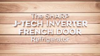 SHARP SJ-FTF24AVP-SL J-Tech Inverter French Door Refrigerator