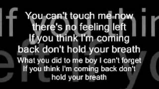 Nicole Scherzinger - Don't Hold Your Breath - Lyrics