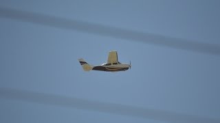 Persecucion de una Aeronave Cessna 210 En Punto Fijo por 2 F16