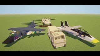 Minecraft Flan's Mod - TaskForce 51 vehicle pack
