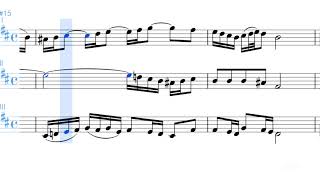 フルートで　G線上のアリア Air on a G string Bach