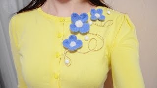 Как украсить кофту своими руками ❀