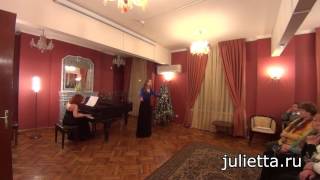 Юлия Загоскина. Песня Сильвы "Частица черта". И. Кальман