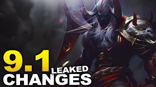 Changes coming soon to start Season 9! 9.1 patch notes leaked!