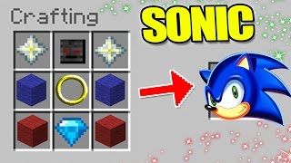 How To Summon Sonic The Hedgehog in Minecraft!