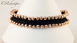 How to add beads to a flat kumihimo braid