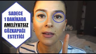 1 DAKİKADA AMELİYATSIZ GÖZ KAPAĞI ESTETİĞİ | Kına Seti ÇEKİLİŞ #2