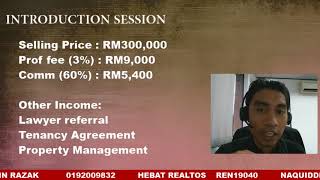 Jana Pendapatan sebagai Perunding Hartanah - Hebat Realtors