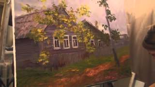 Видеоурок Сахарова "Как научиться рисовать природу" живопись для начинающих, уроки рисования